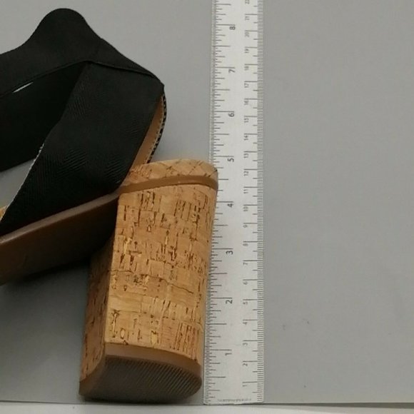 Maurices Womens Hillary High Heel Ankle Strap Sandal Cushioned Black Sz 10 M - Picture 7 of 9